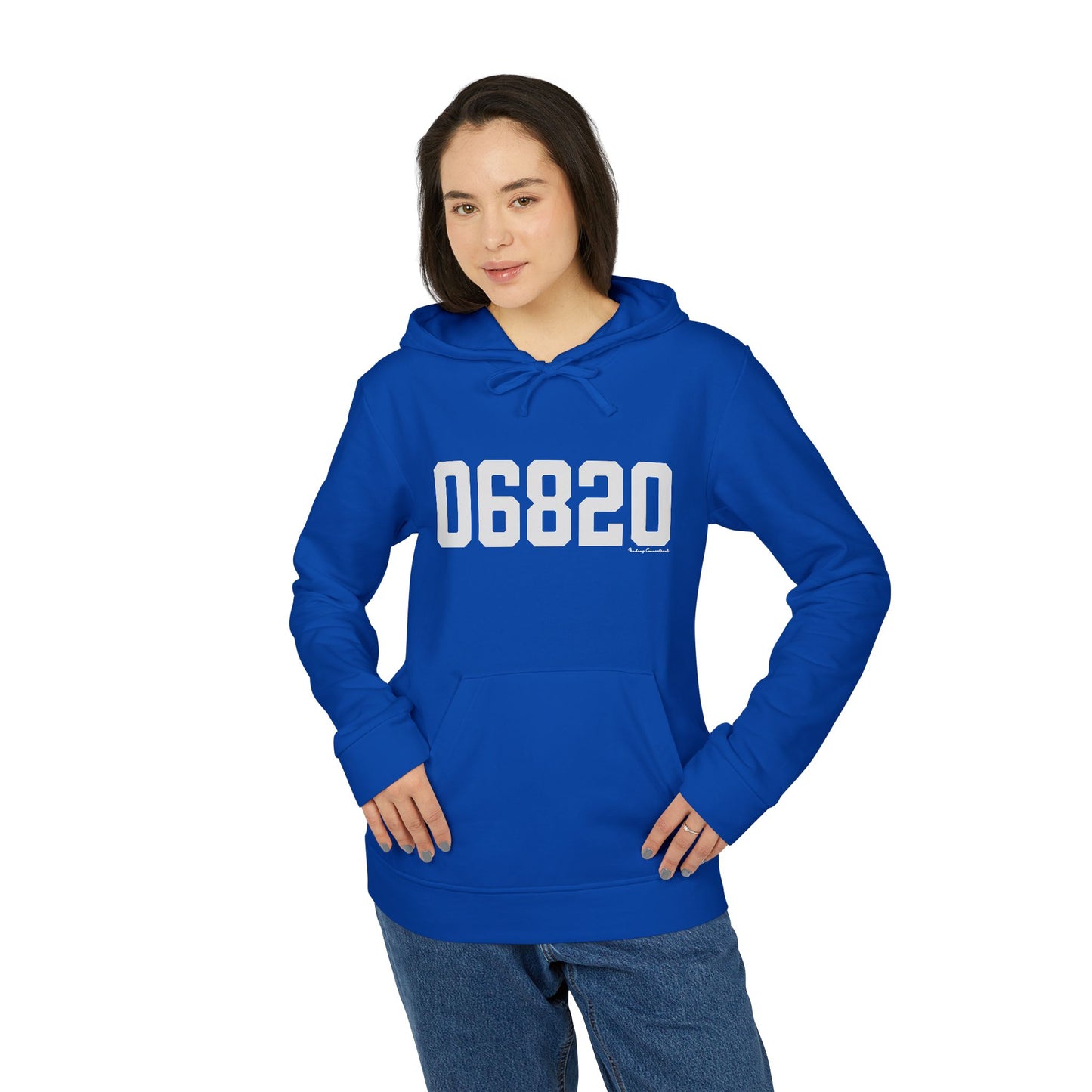 06820 - Darien CT Zip Code adidas Unisex Fleece Hoodie