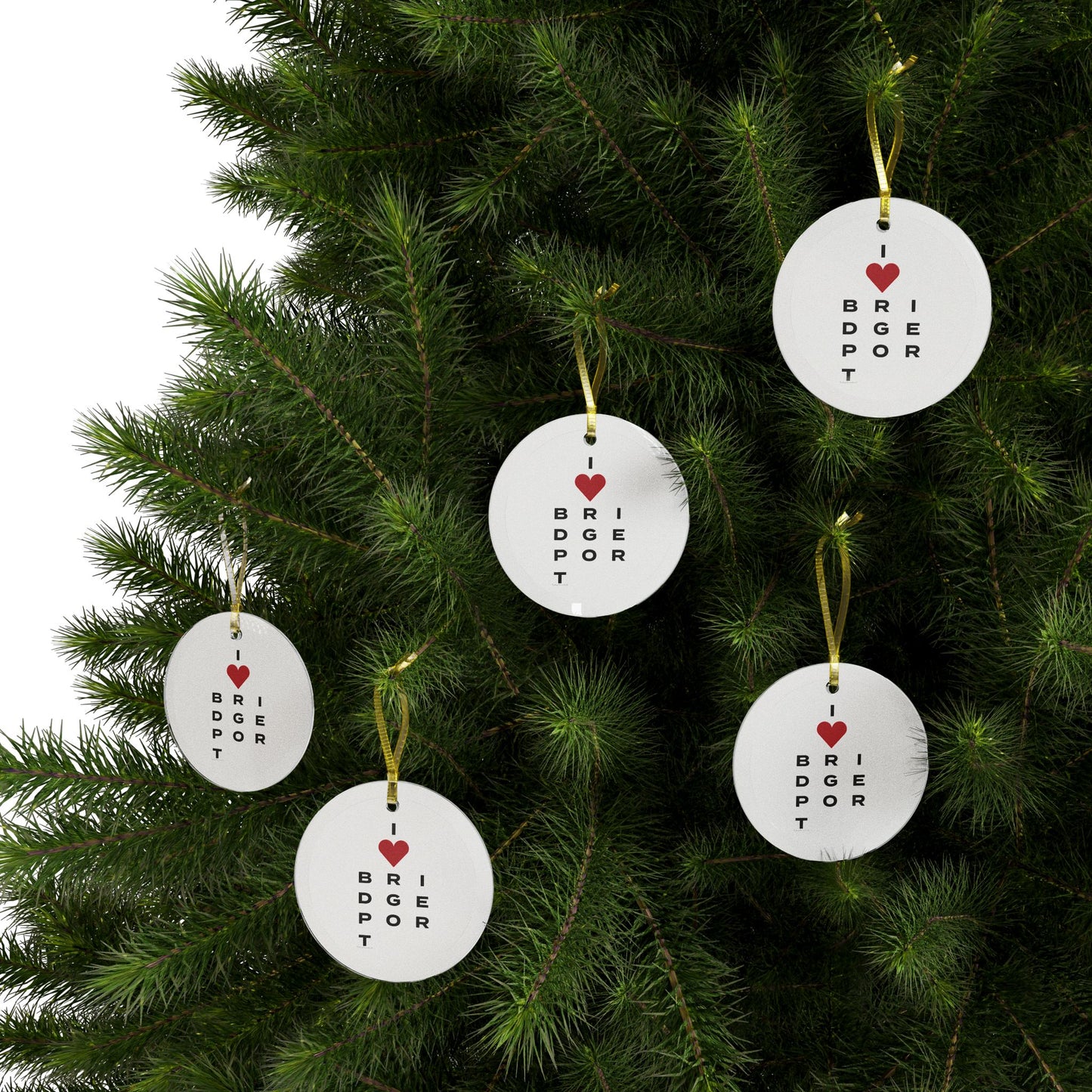 Bridgeport Vision Glass Ornaments