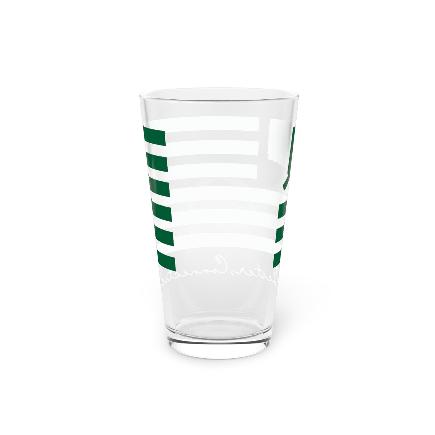 Chester Connecticut St. Patrick’s Day Flag Pint Glass, 16oz