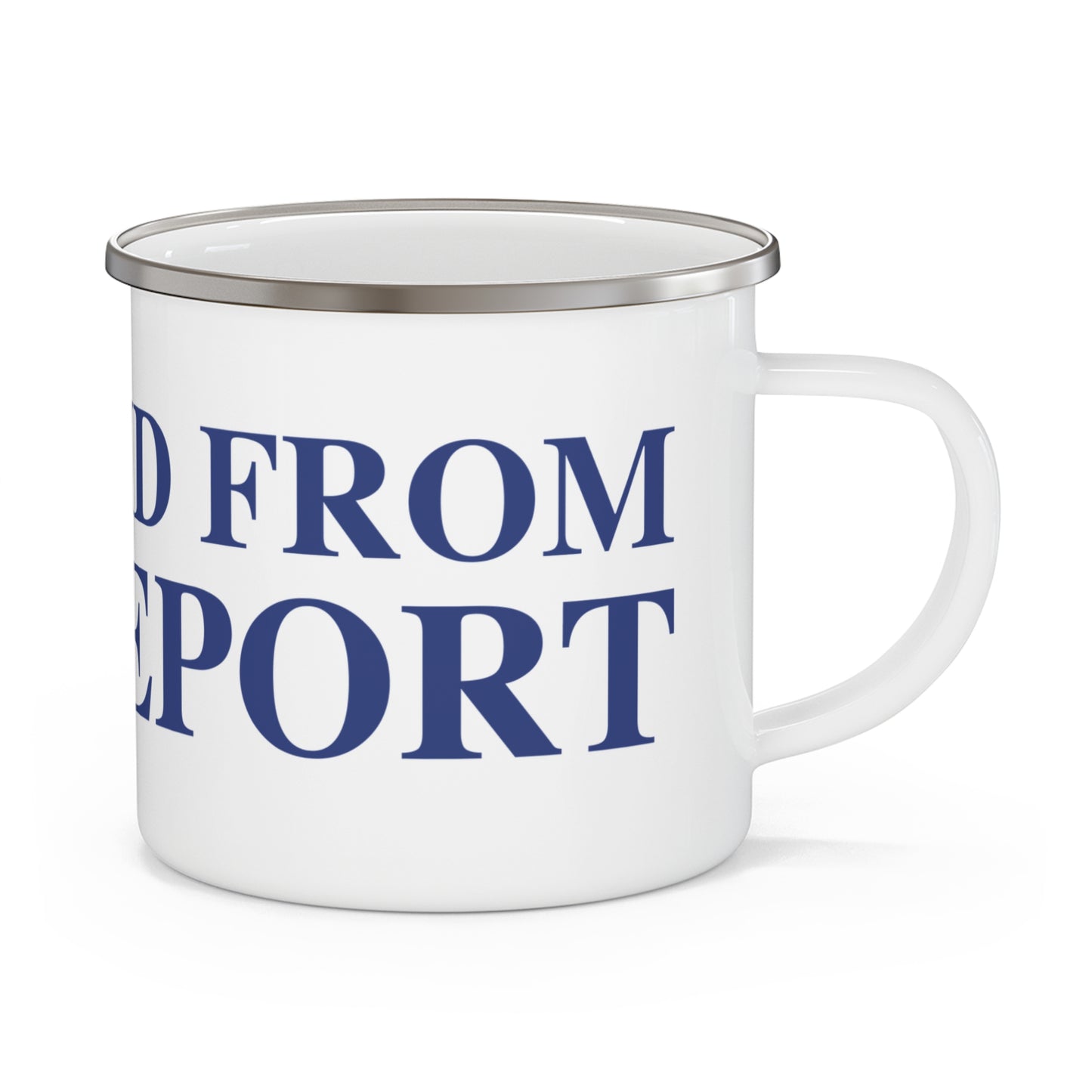 Just a kid from Bridgeport Enamel Camping Mug