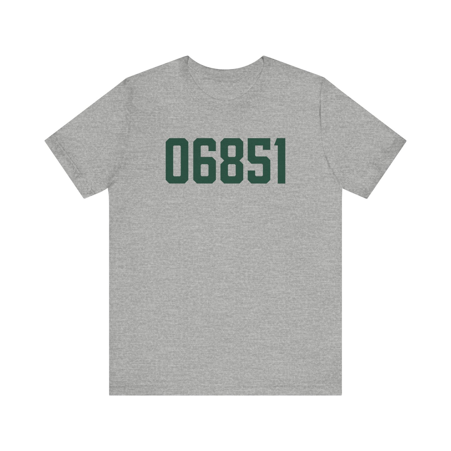 06851 Norwalk Connecticut Zip Code 
Unisex Jersey Short Sleeve T-Shirt