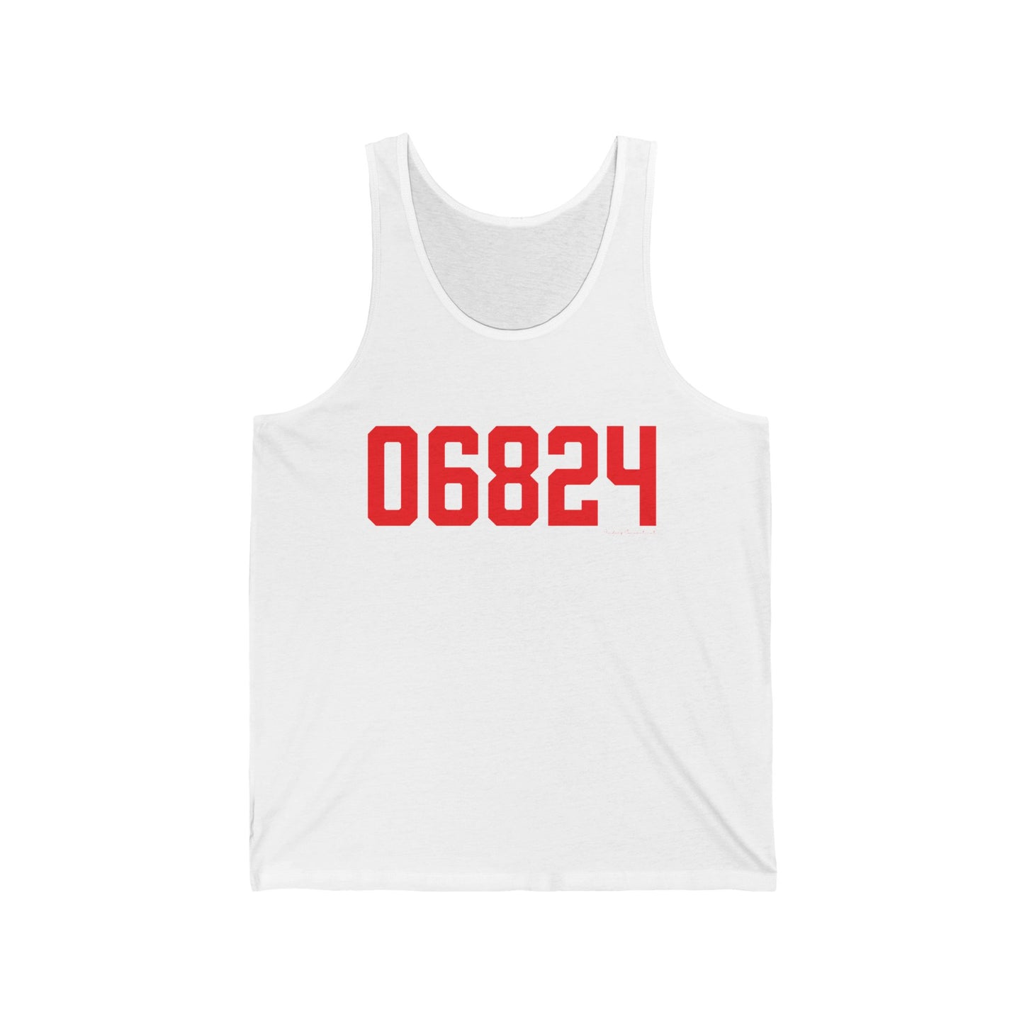 06824 Fairfield Connecticut Zip Code Unisex Jersey Tank Top