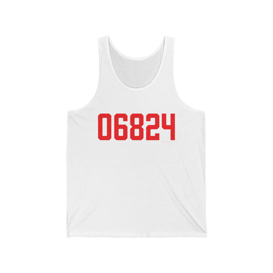 06824 Fairfield Connecticut Zip Code Unisex Jersey Tank Top