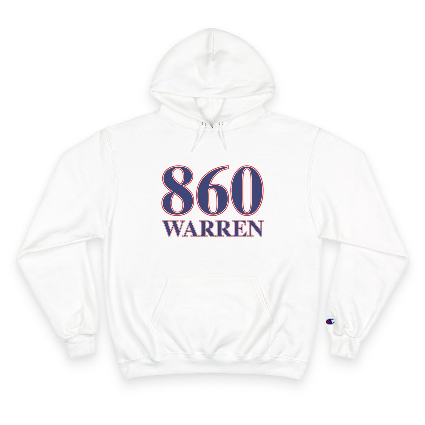 860 Warren Red White & Blue Champion Hoodie