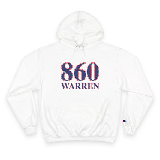 860 Warren Red White & Blue Champion Hoodie