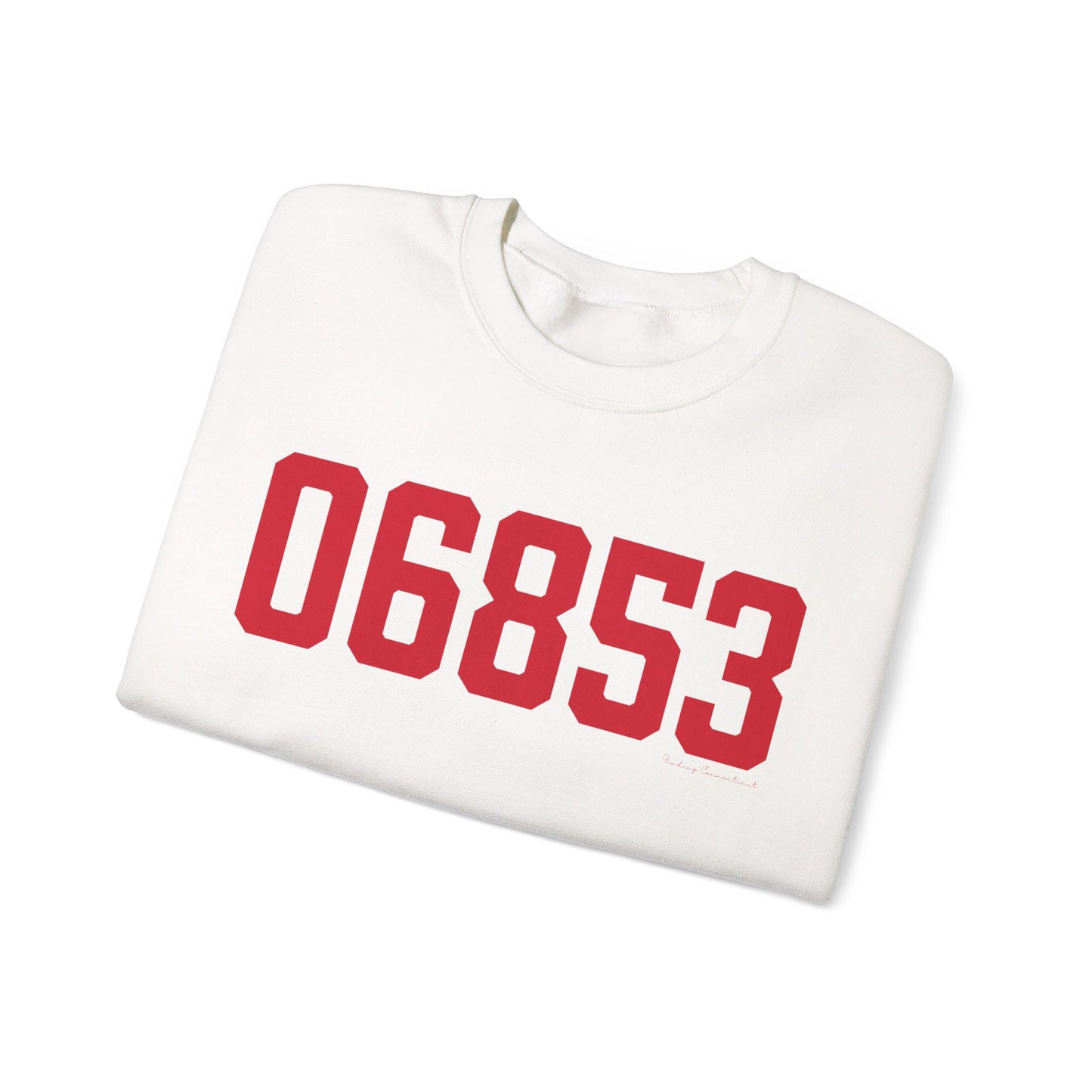 06853 Norwalk Connecticut Zip Code Unisex Heavy Blend™ Crewneck Sweatshirt