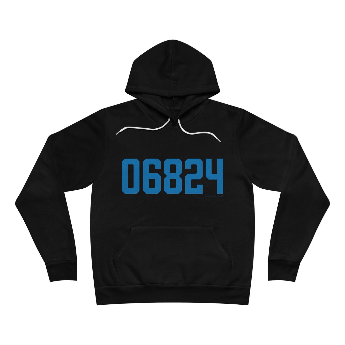 06824 Fairfield Connecticut Zip Code Unisex Sponge Fleece Pullover Hoodie Sweatshirt