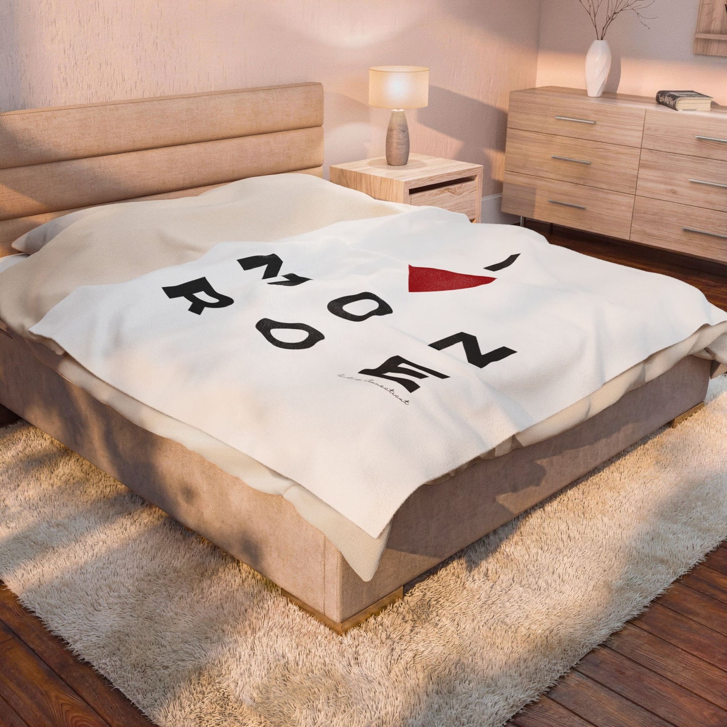 Monroe Vision Velveteen Plush Blanket