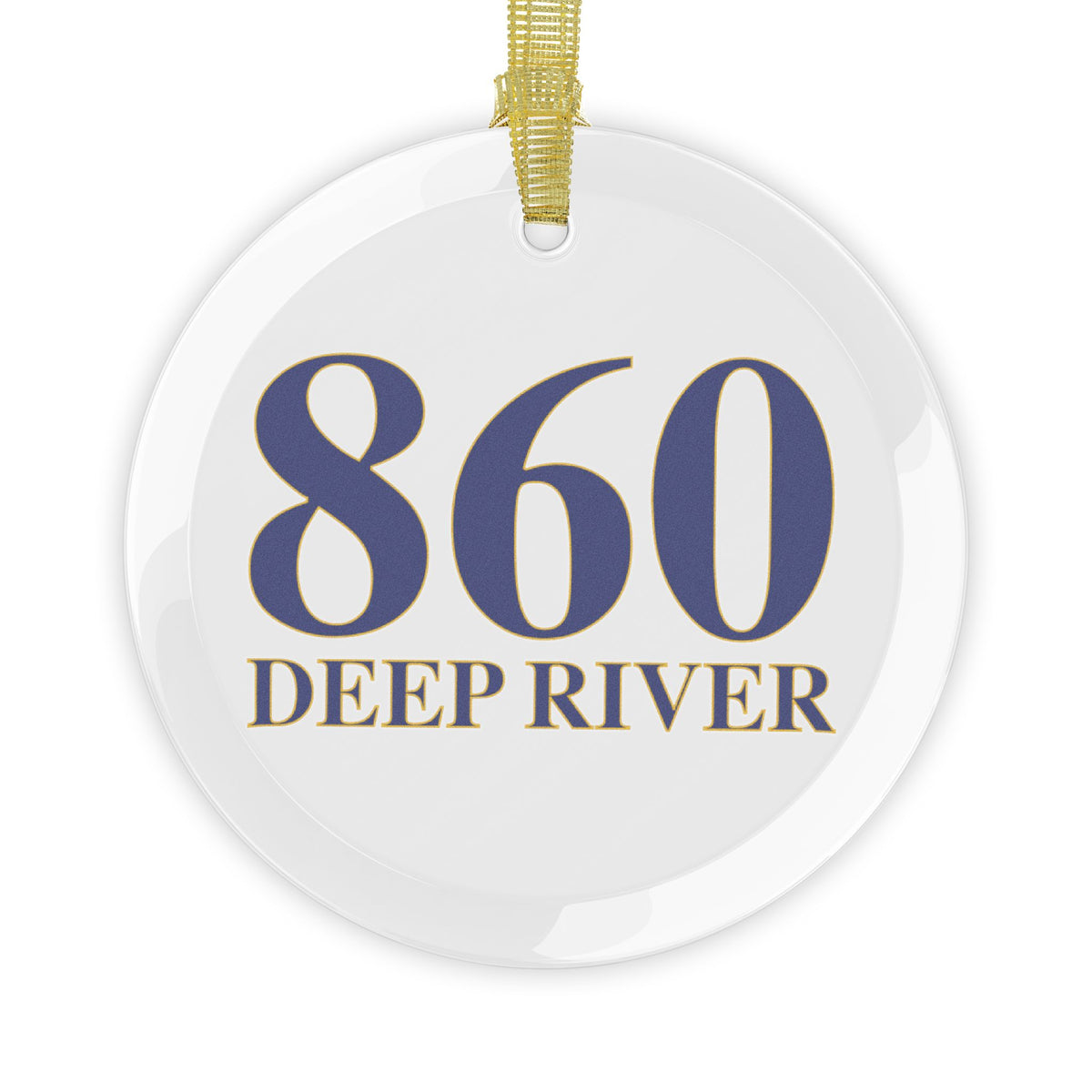 860 Deep River Glass Ornaments