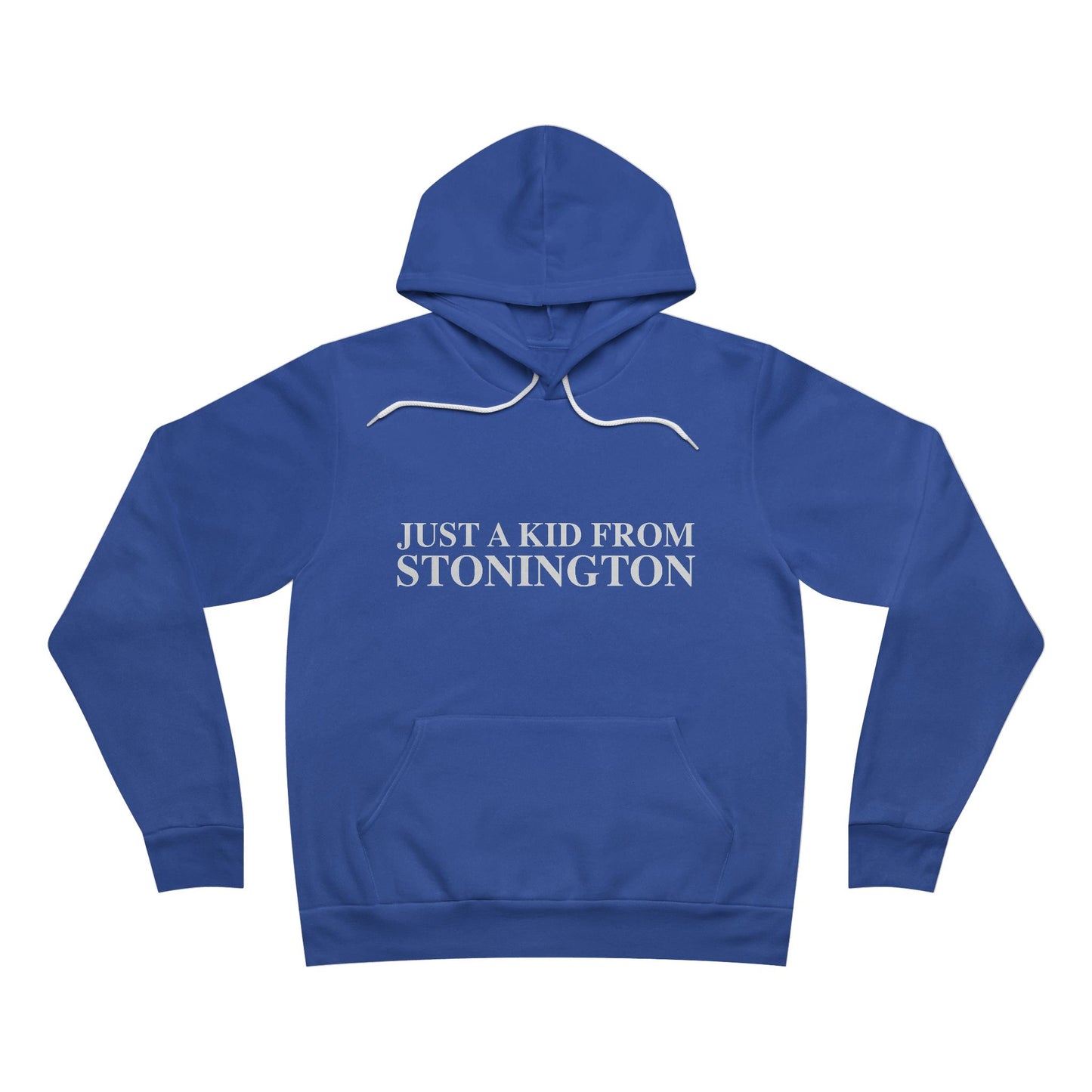 Just a kid from Stonington Unisex Sponge Fleece Pullover Hoodie