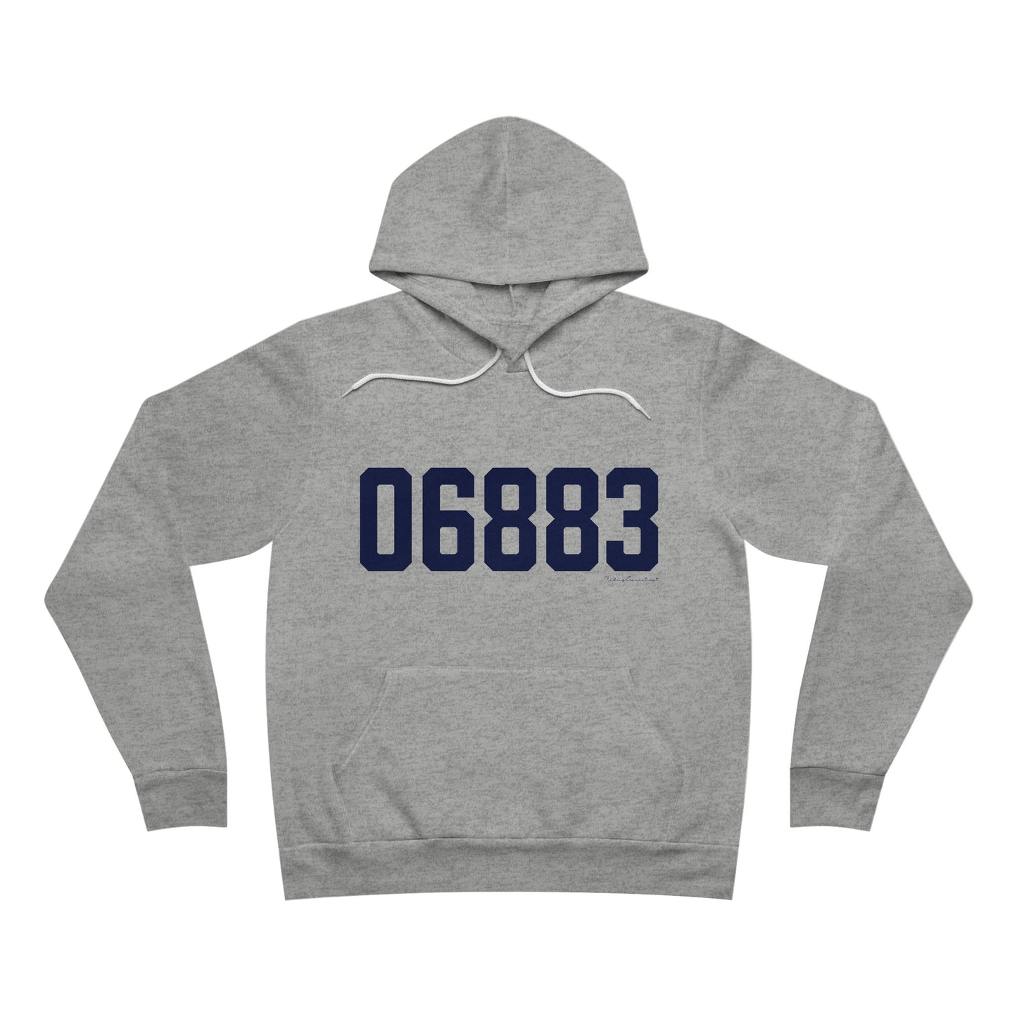 06883 Weston Connecticut Zip Code Unisex Sponge Fleece Pullover Hoodie Sweatshirt