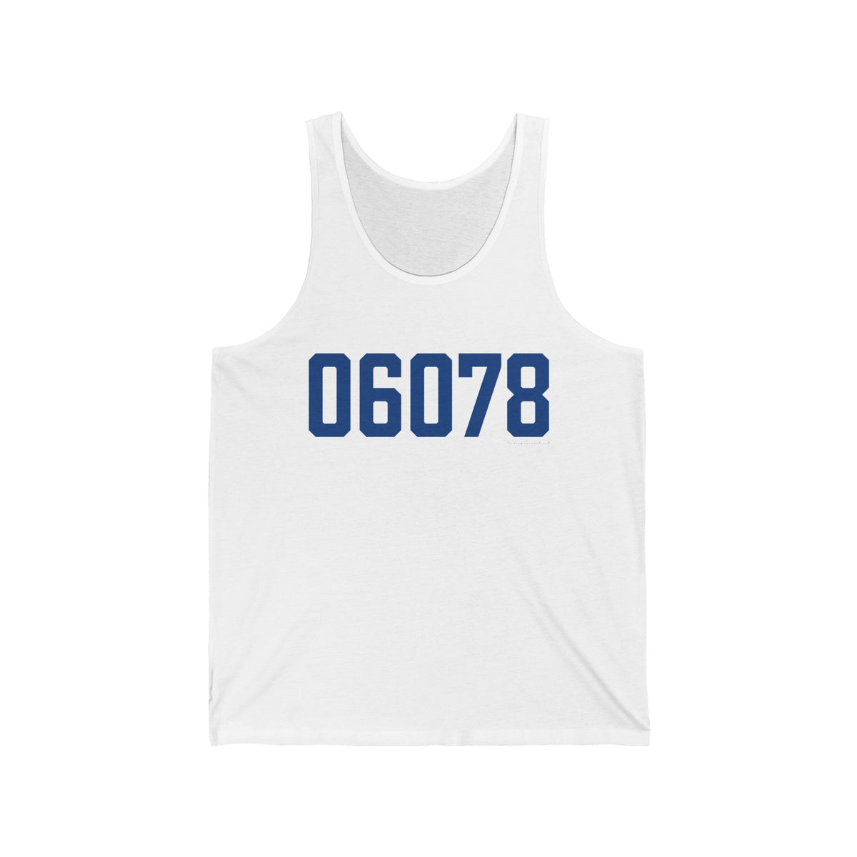 06078 Suffield Connecticut Zip Code Unisex Jersey Tank Top