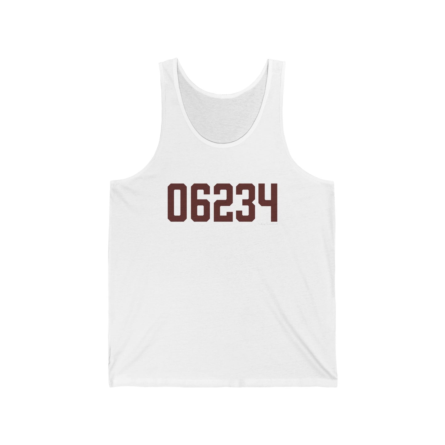 06234 Brooklyn Connecticut Zip Code Unisex Jersey Tank Top