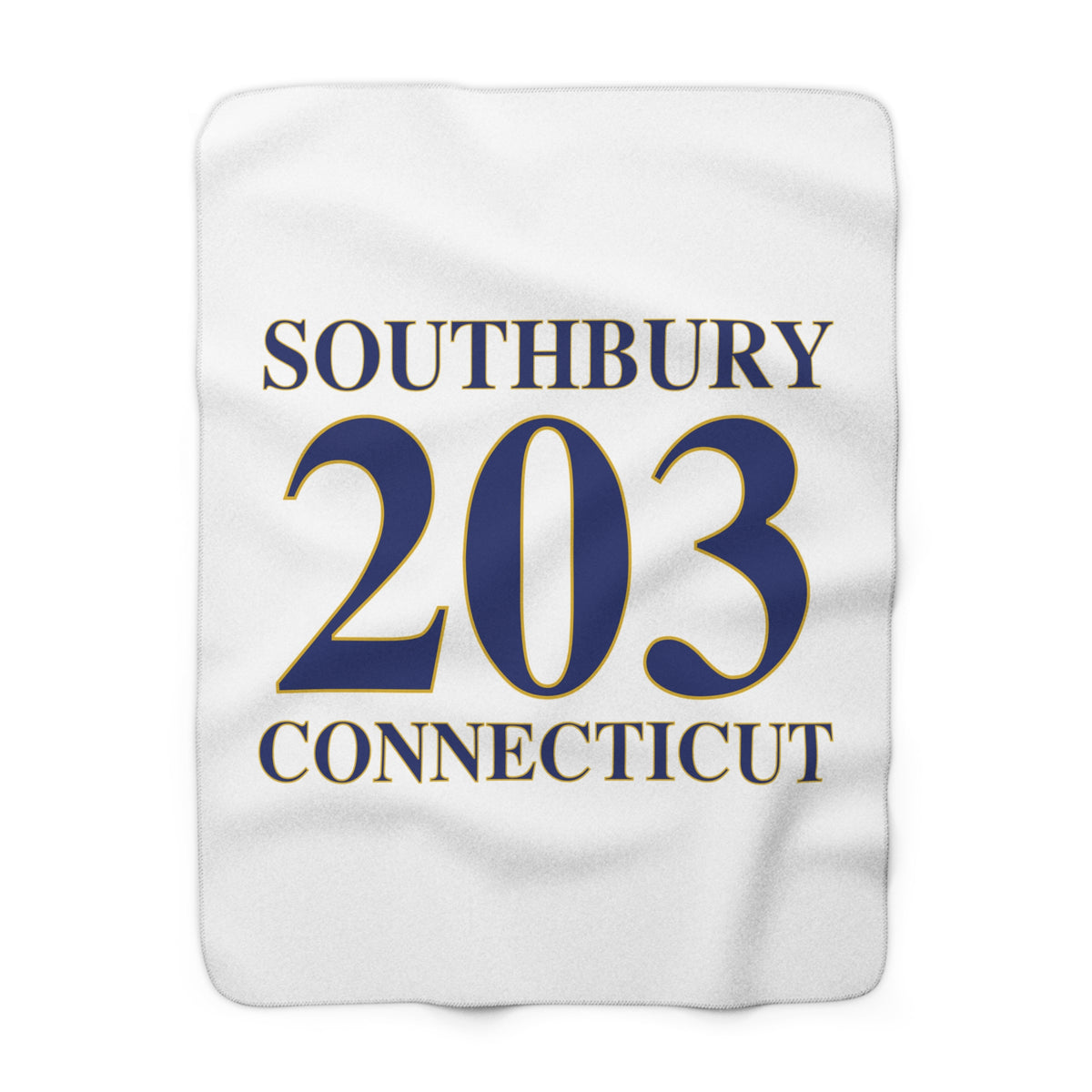 Southbury 203 Connecticut Sherpa Fleece Blanket