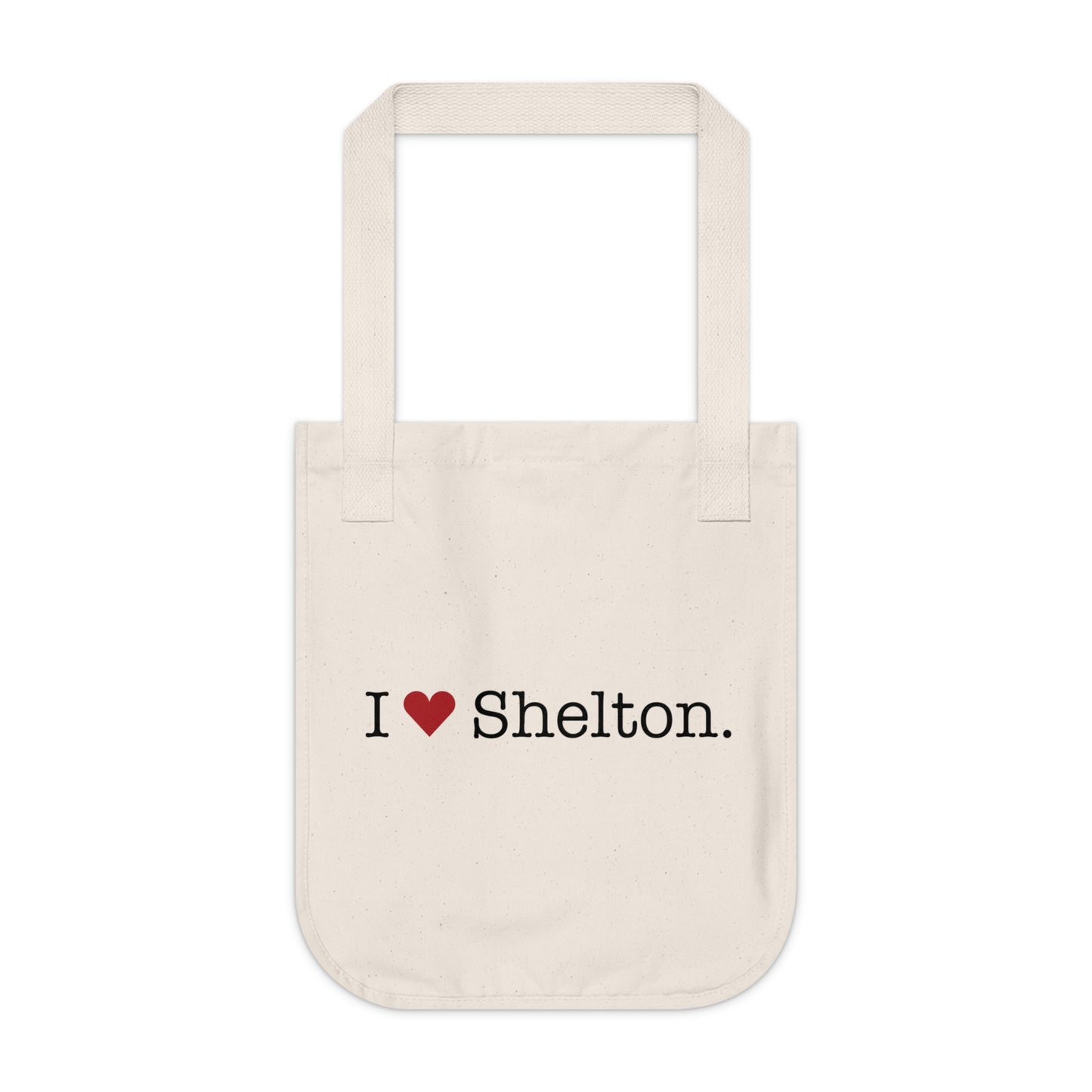 I Heart Shelton. Organic Canvas Tote Bag