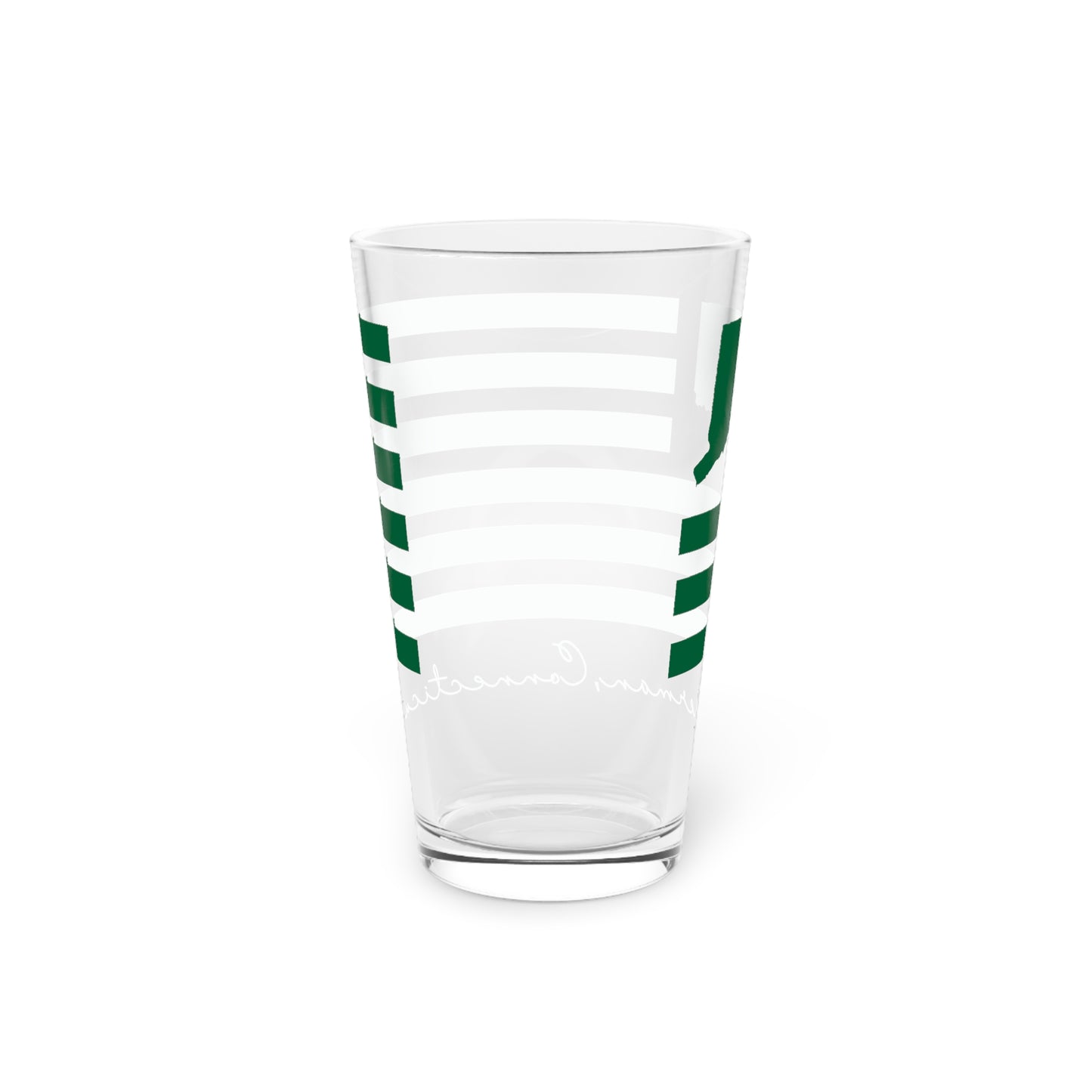 Sherman Connecticut St. Patrick’s Day Flag Pint Glass, 16oz