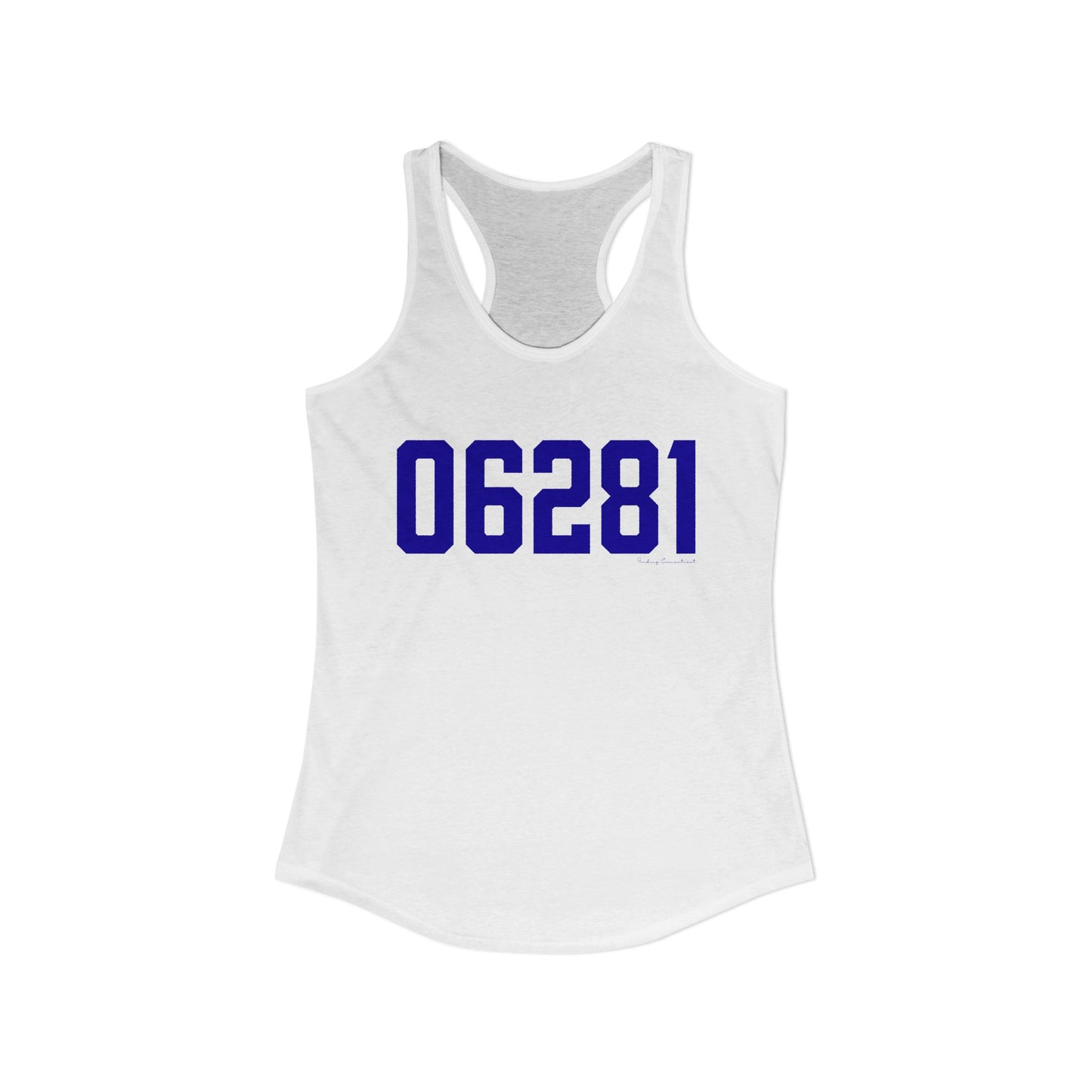 06281 Woodstock Connecticut Zip Code Women's Ideal Racerback Tank Top