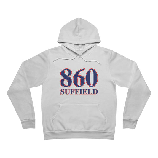 860 Suffield Red White & Blue Unisex Sponge Fleece Pullover Hoodie