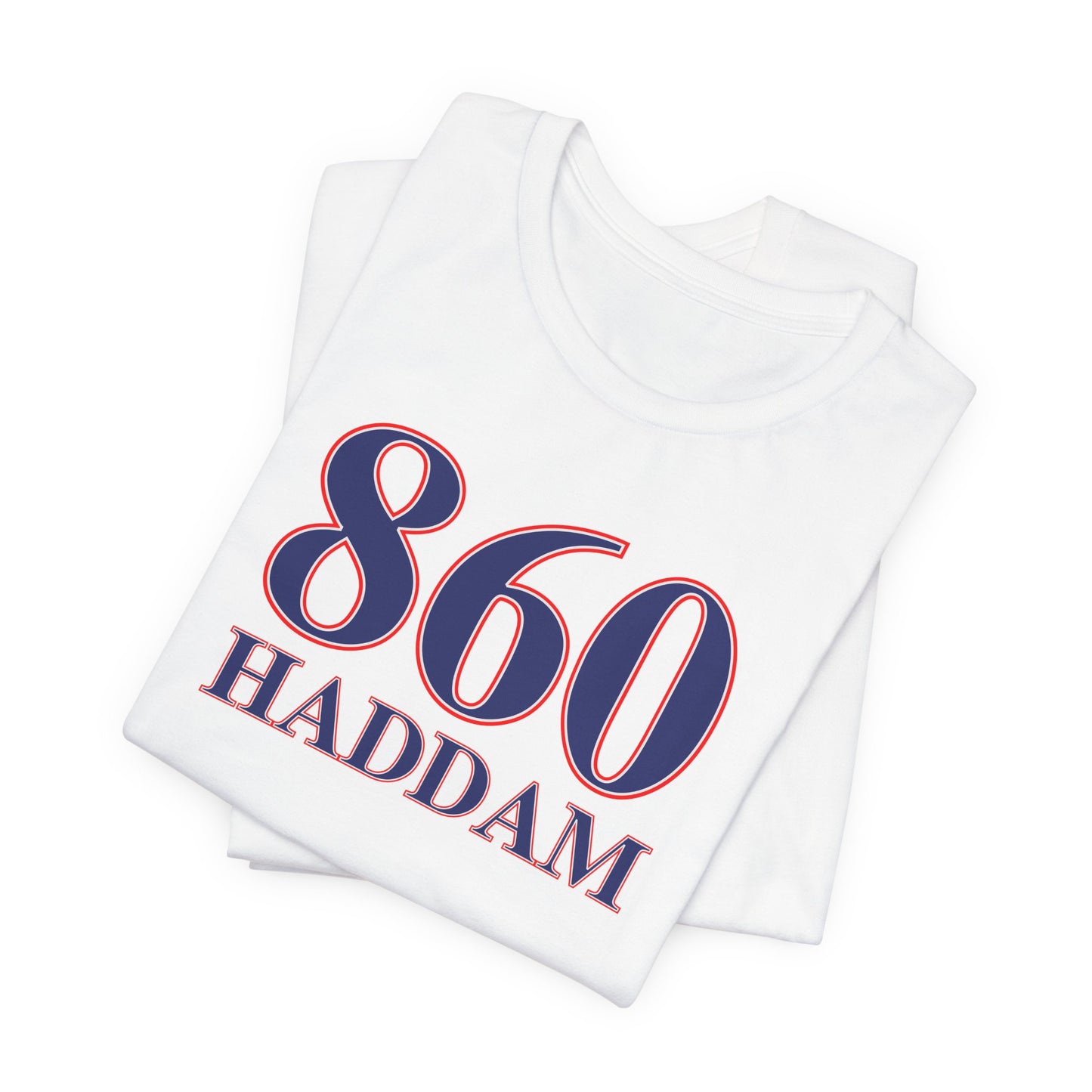 860 Haddam Red White & Blue Unisex Jersey Short Sleeve T-Shirt