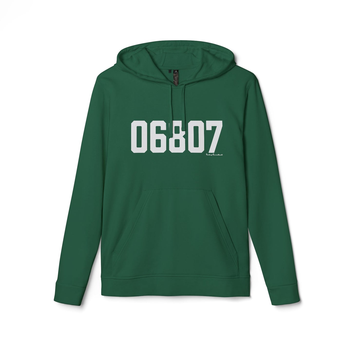 06807 - Greenwich CT Zip Code adidas Unisex Fleece Hoodie