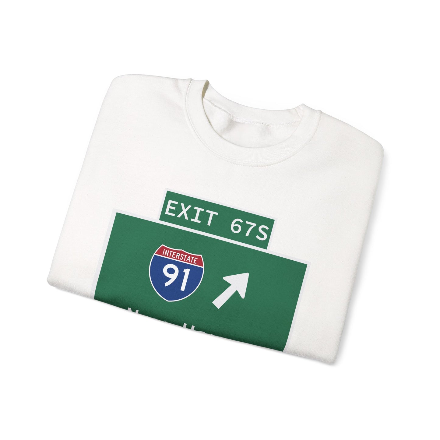 Vintage WCP Exit 67S Sign Unisex Heavy Blend™ Crewneck Sweatshirt