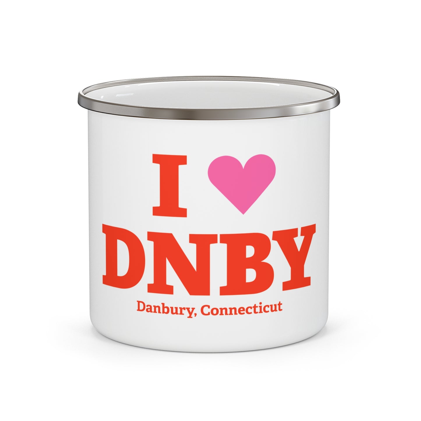 I Heart DNBY Enamel Camping Mug
