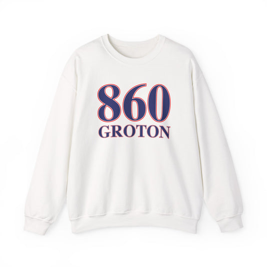 860 Groton Red White & Blue  Unisex Heavy Blend™ Crewneck Sweatshirt