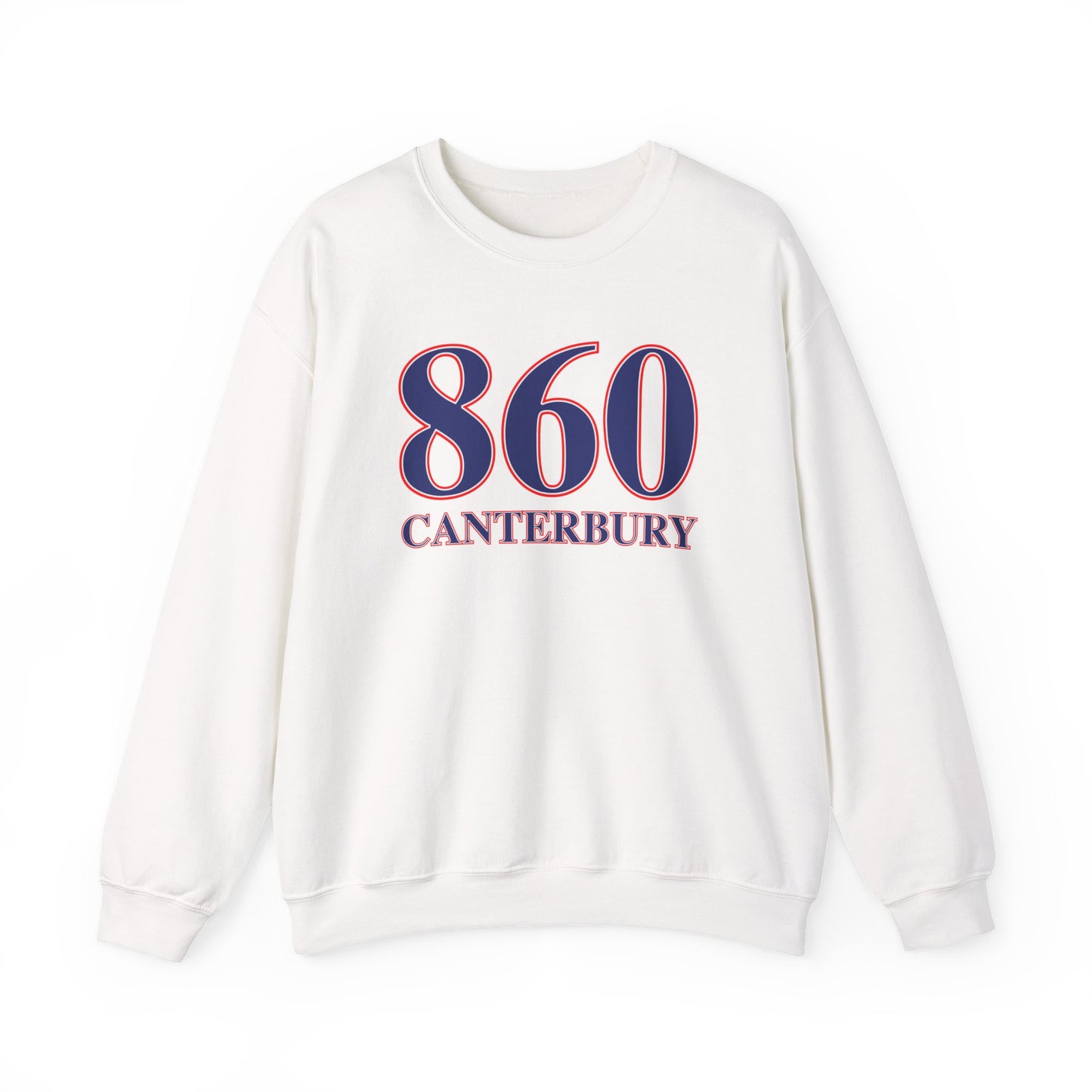860 Canterbury Red White & Blue Unisex Heavy Blend™ Crewneck Sweatshirt