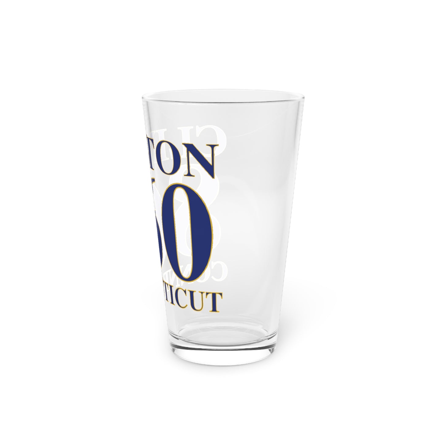 Clinton 860 Connecticut Pint Glass, 16oz