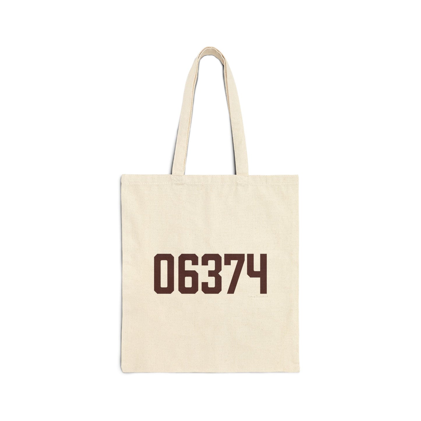 06374 Voluntown Connecticut Zip Code Cotton Canvas Tote Bag