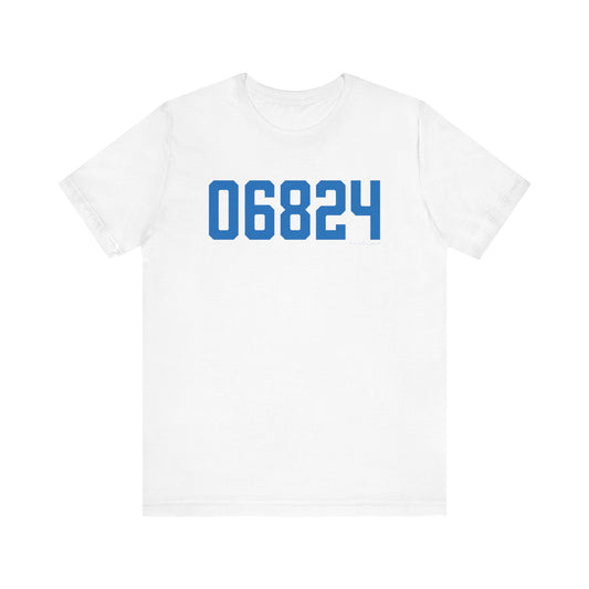 06824 Fairfield Connecticut Zip Code Unisex Jersey Short Sleeve T-Shirt