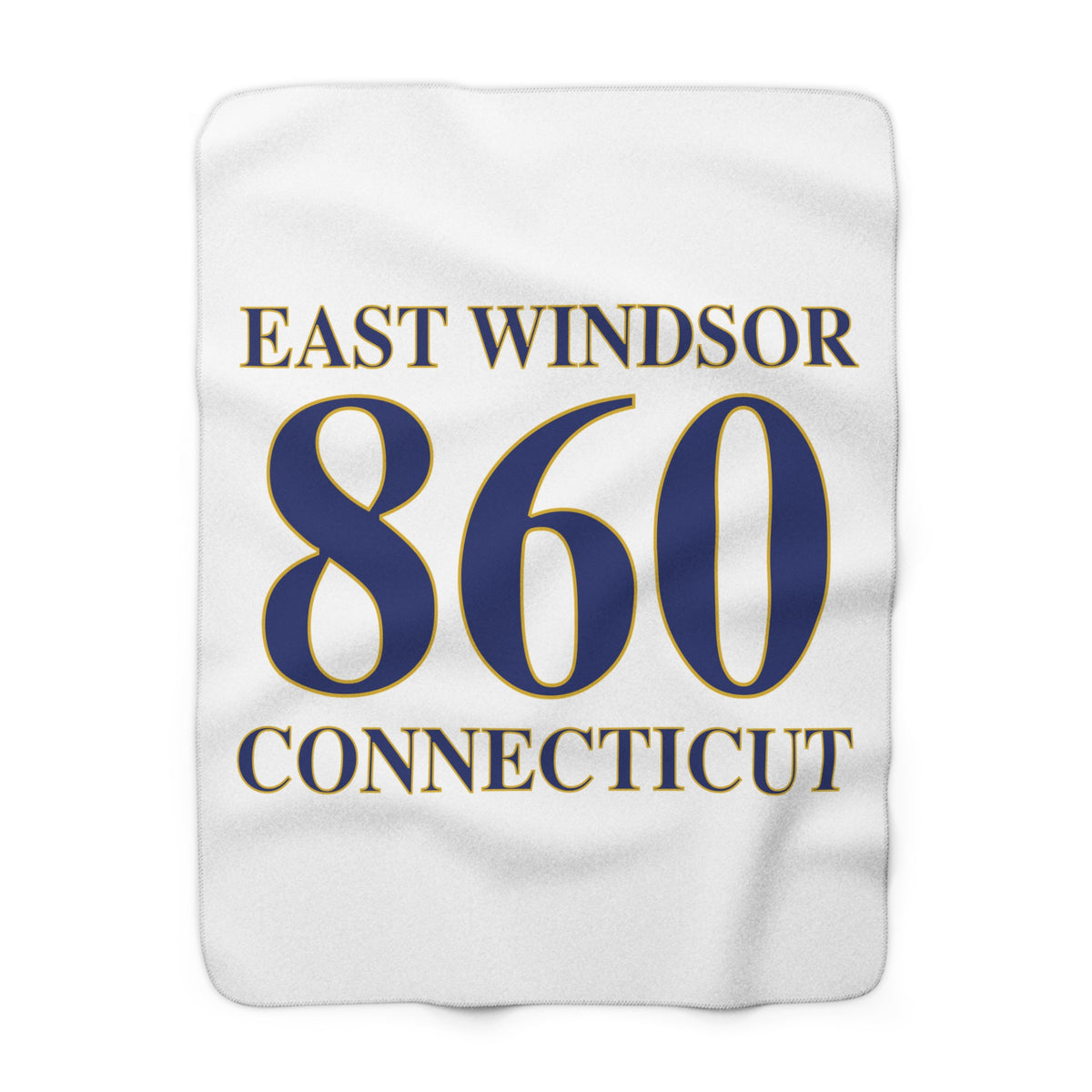 East Windsor 860 Connecticut Fleece Blanket