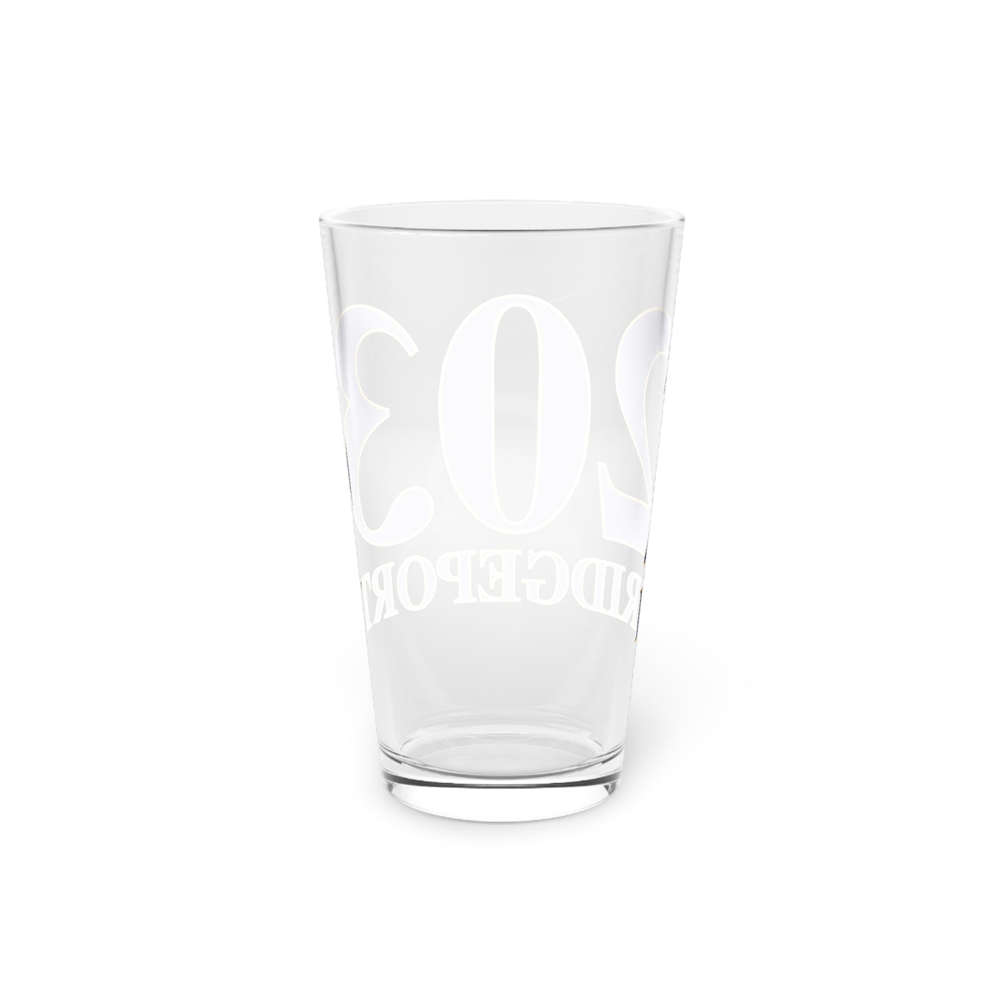203 Bridgeport Pint Glass, 16oz
