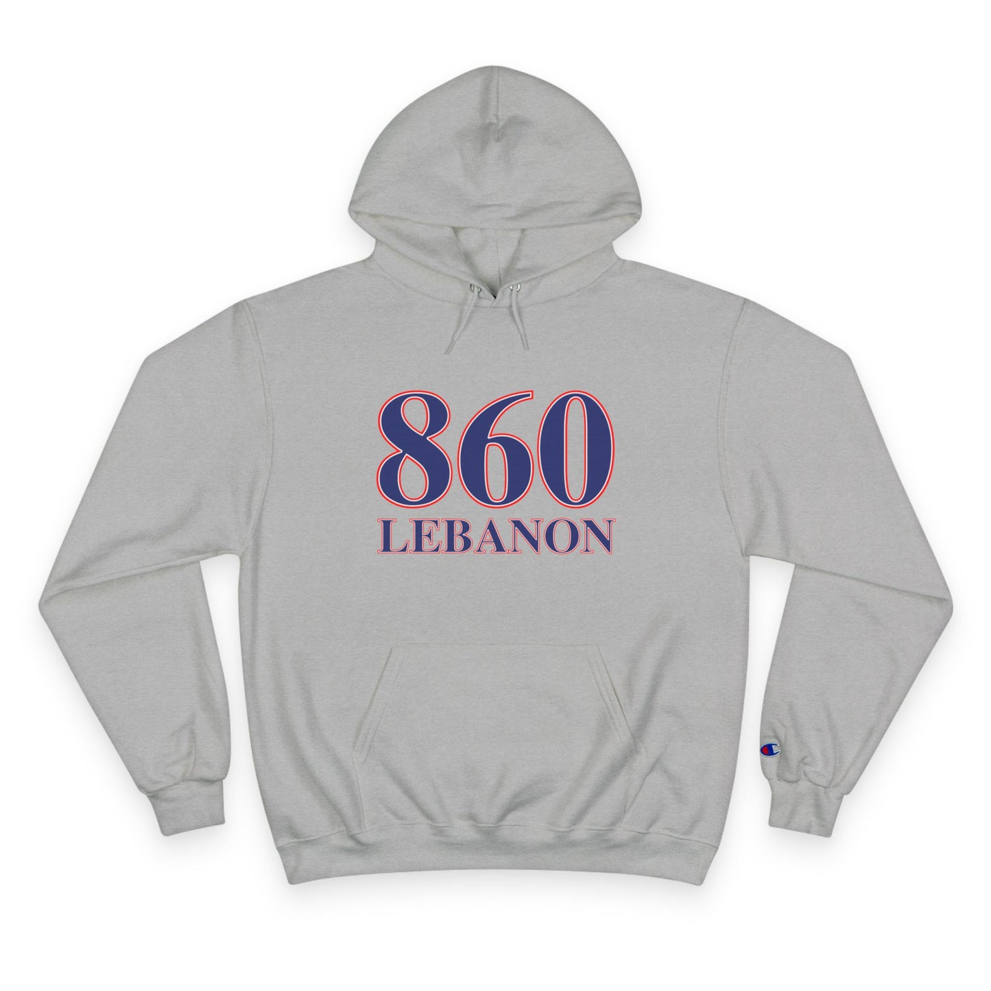 860 Lebanon Red White & Blue Champion Hoodie