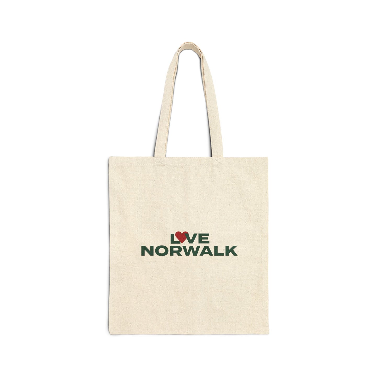 Love Norwalk Cotton Canvas Tote Bag