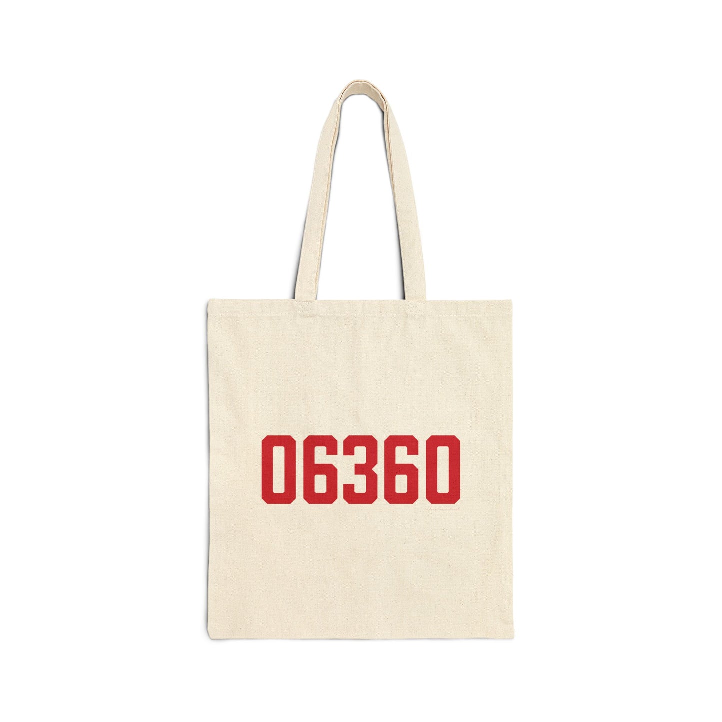 06360 Norwich Connecticut Zip Code Cotton Canvas Tote Bag