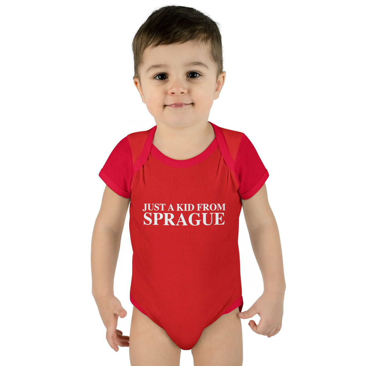 Just a kid from Sprague Infant Baby Rib Bodysuit