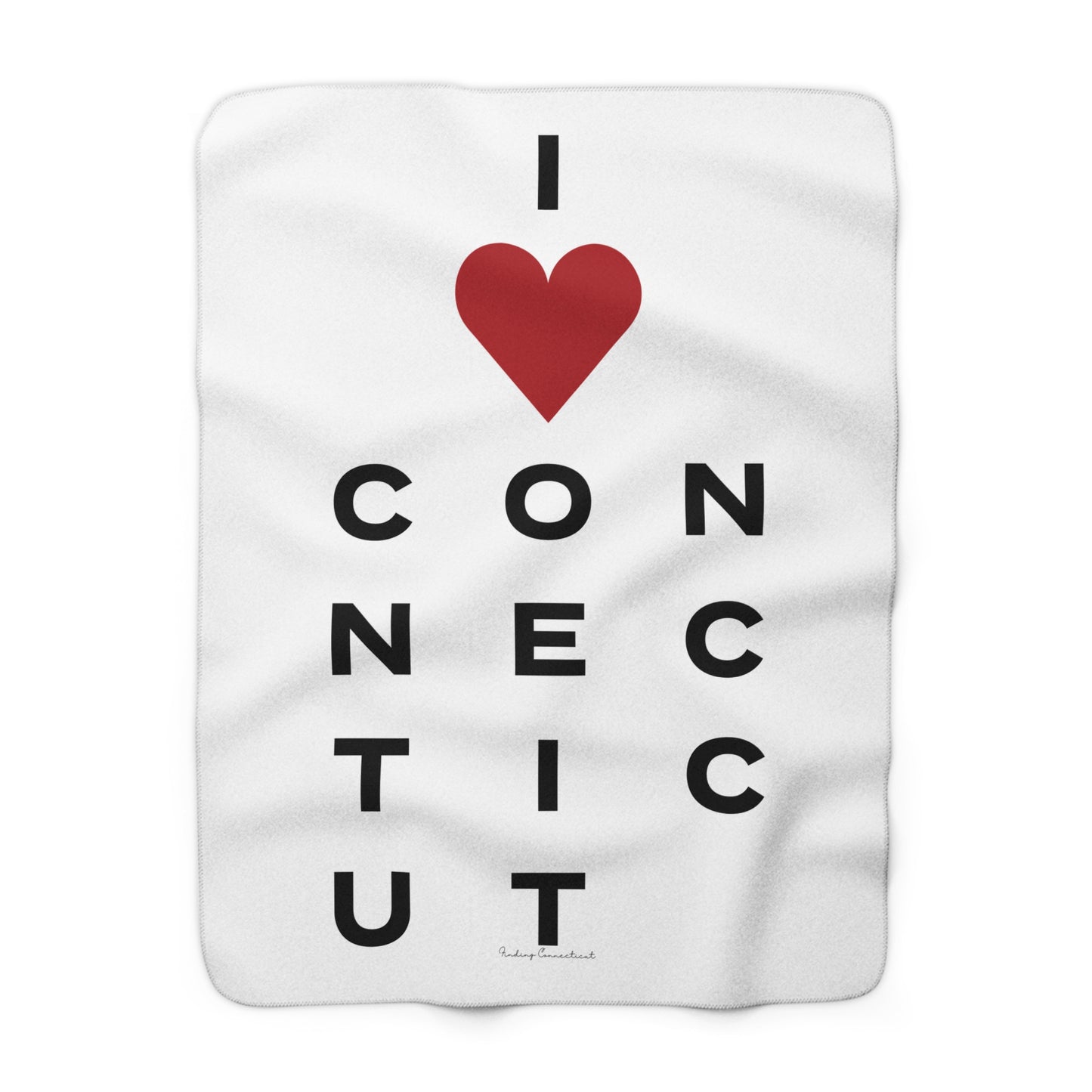 Connecticut Vision Sherpa Fleece Blanket