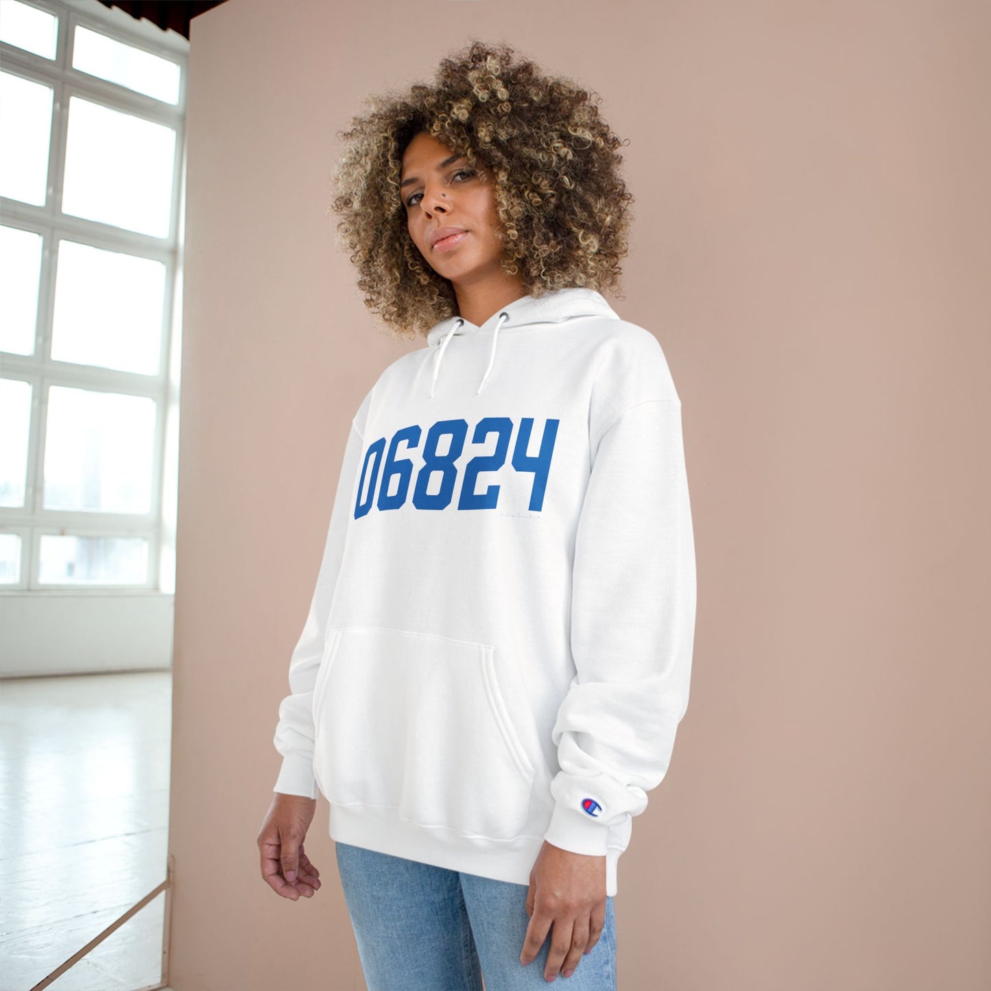 06824 Fairfield Connecticut Zip Code Champion Hoodie Sweatshirts