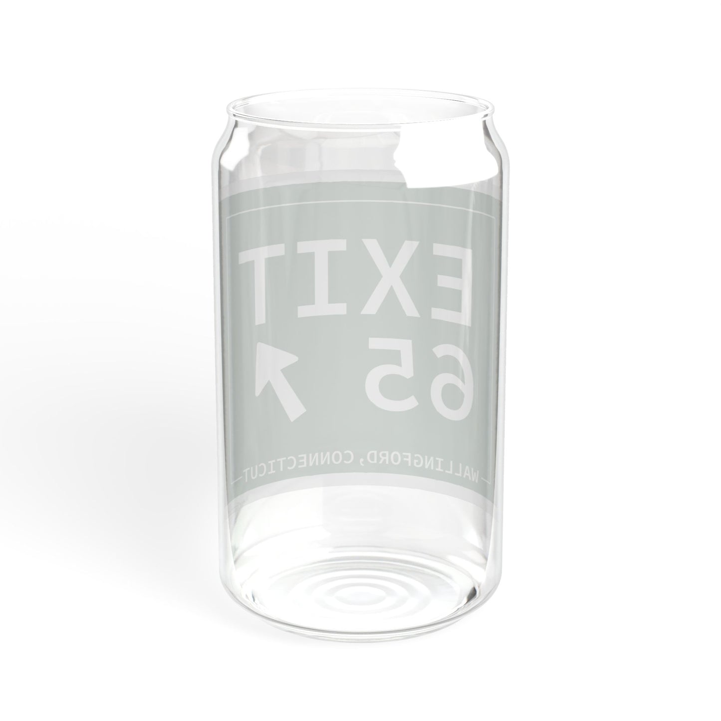 Vintage Exit 65 WCP Sign Sipper Glass, 16oz