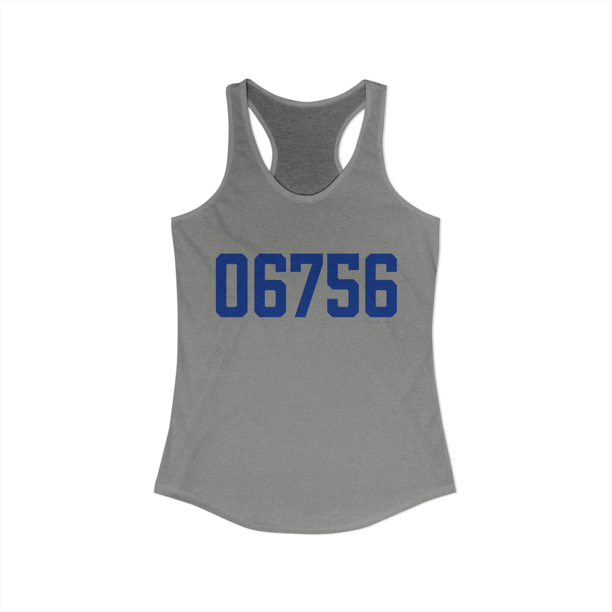 06756 Goshen Connecticut Zip Code Women's Ideal Racerback Tank Top