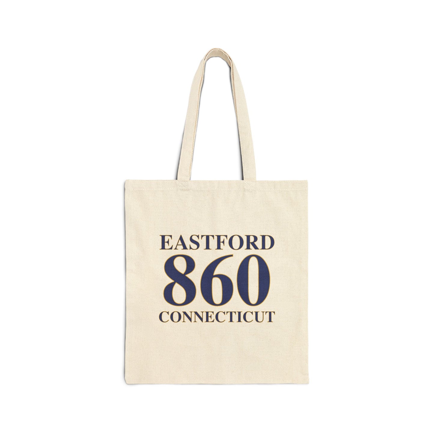 Eastford 860 Connecticut Cotton Canvas Tote Bag
