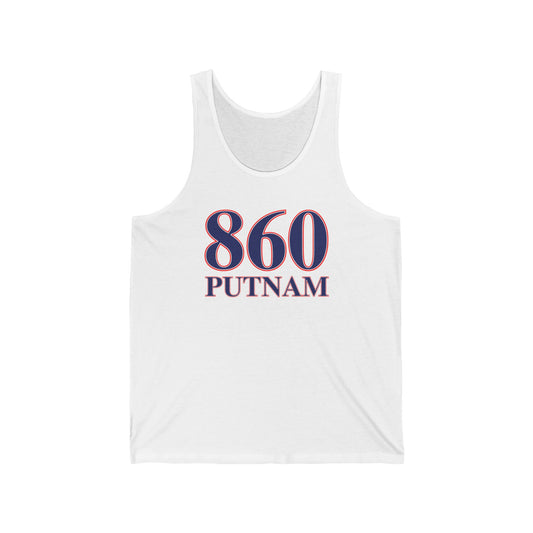 860 Putnam Red White & Blue Unisex Jersey Tank Top