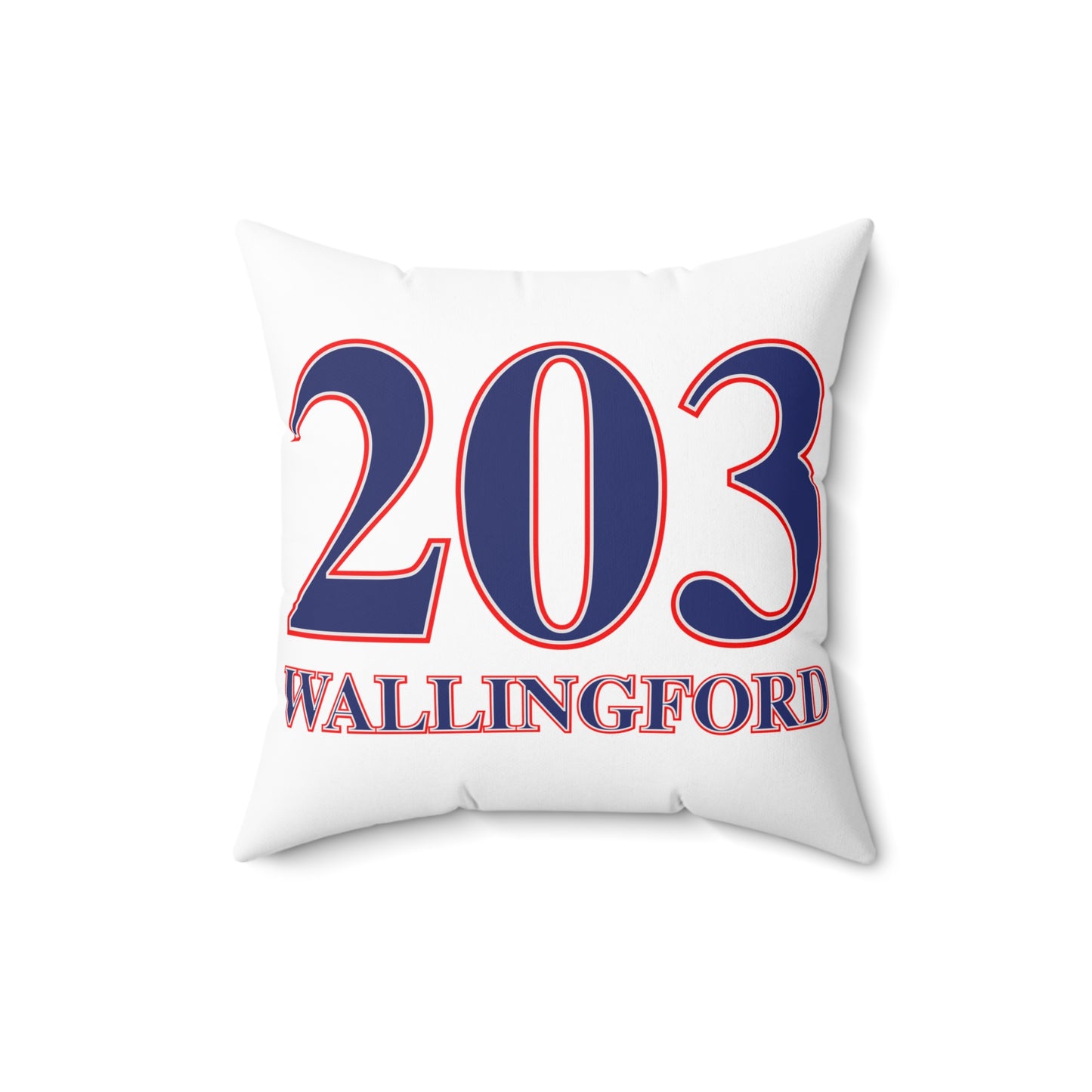 203 Wallingford Red White & Blue Spun Polyester Square Pillow
