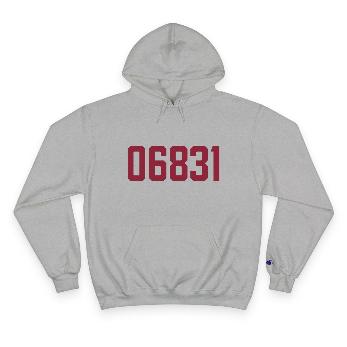 06831 - Greenwich Connecticut Zip Code Champion Hoodie