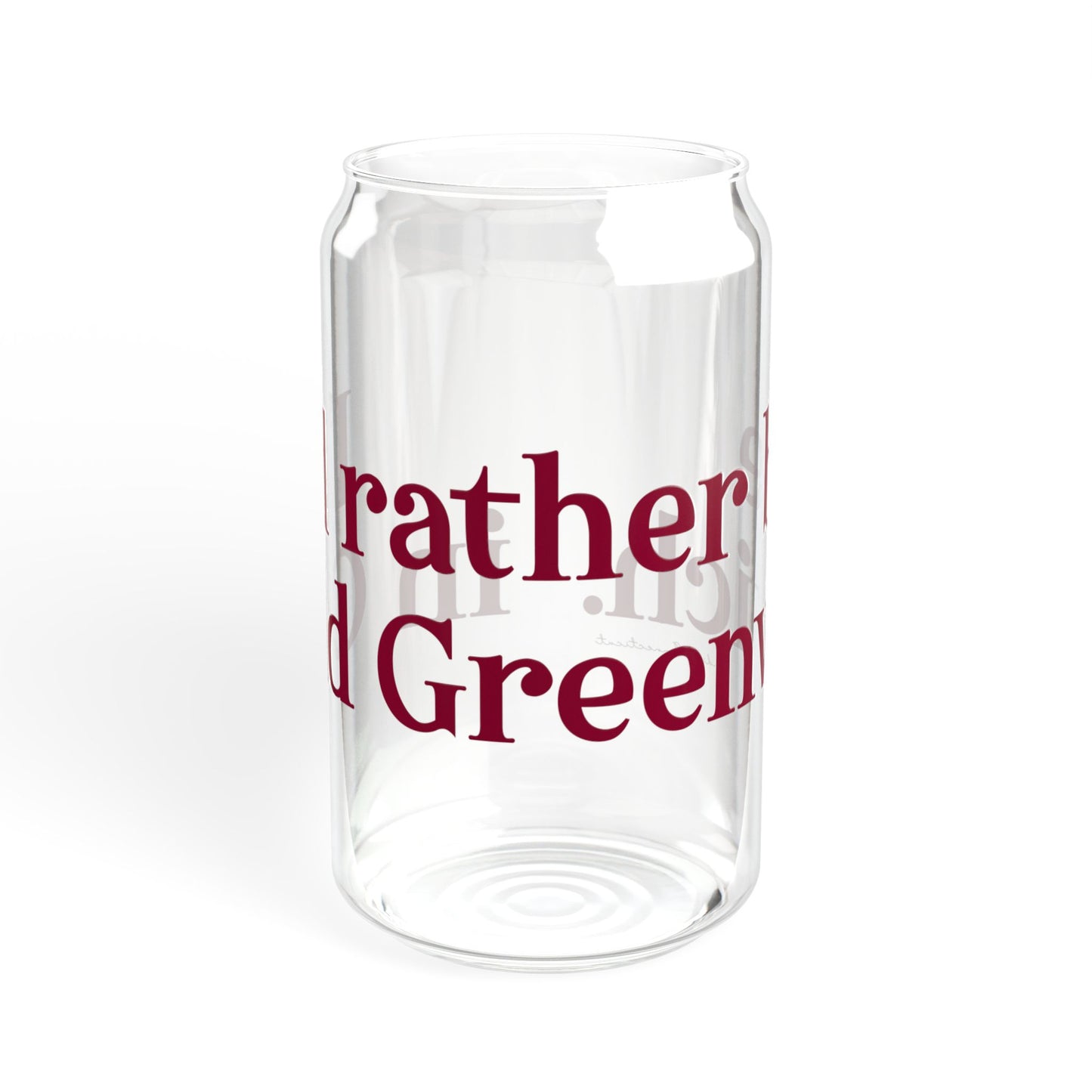 I’d rather be in Old Greenwich Sipper Glass, 16oz