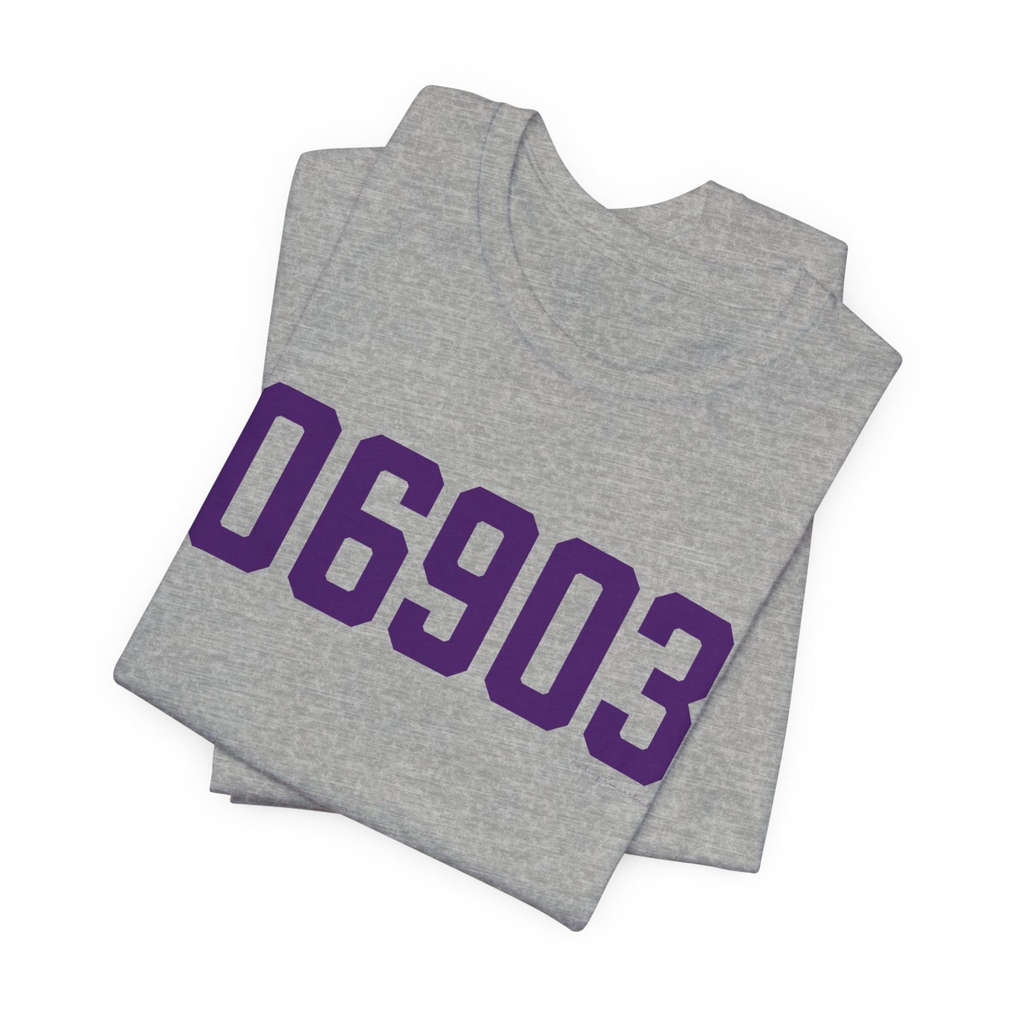 06903 Stamford Connecticut Zip Code Unisex Jersey Short Sleeve T-Shirt