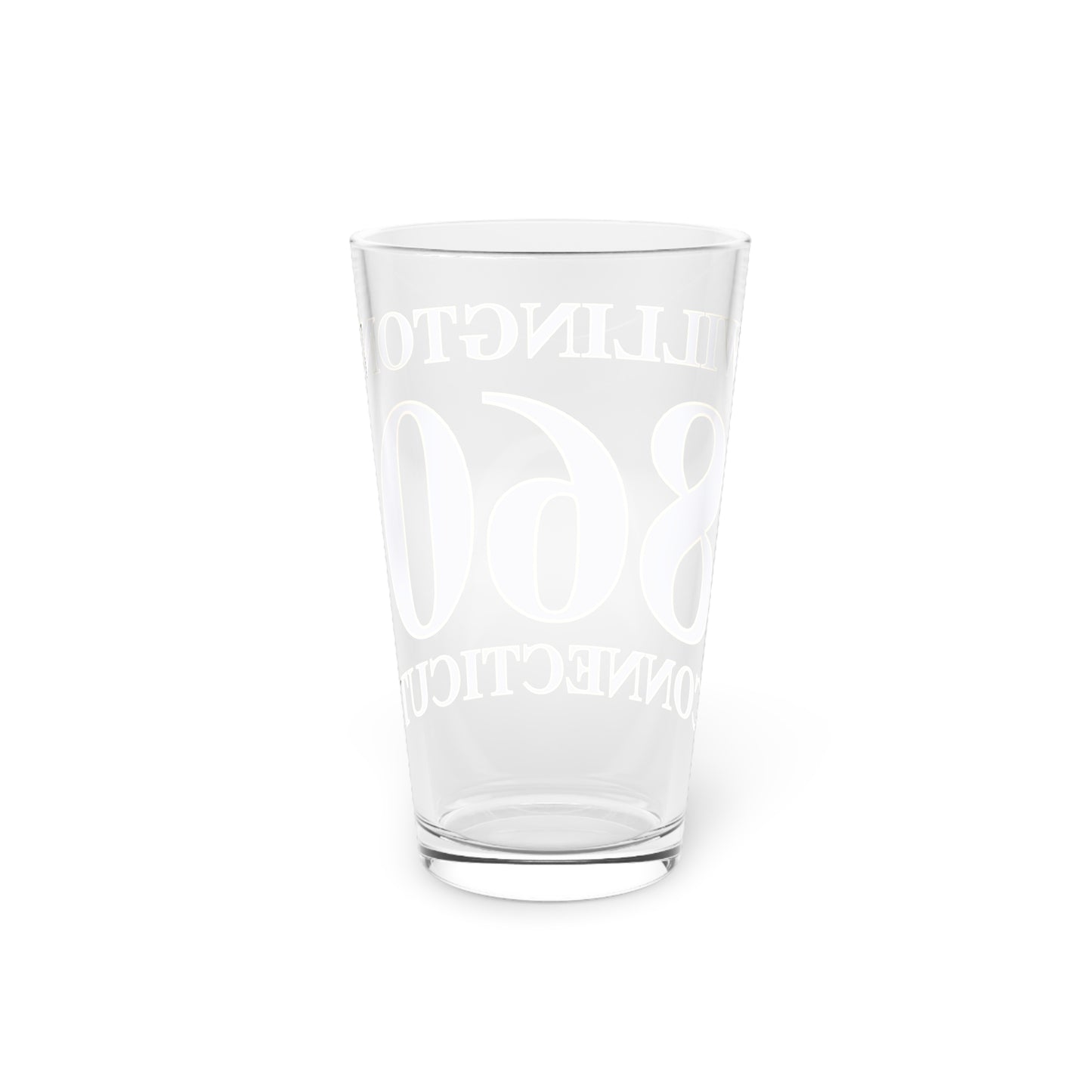 Willington 860 Connecticut Pint Glass, 16oz