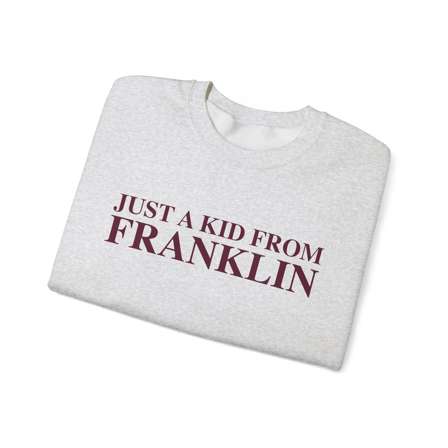 Just a kid from Franklin Unisex Heavy Blend™ Crewneck Sweatshirt