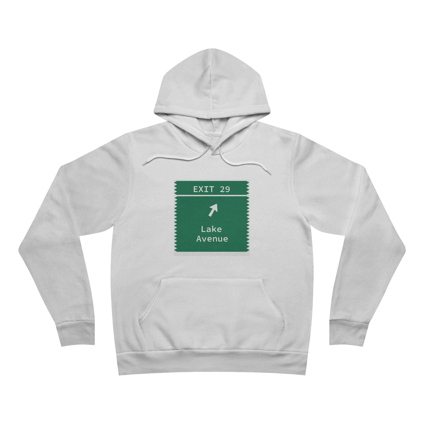 Vintage Merritt Parkway Exit 29 Sign Unisex Sponge Fleece Pullover Hoodie
